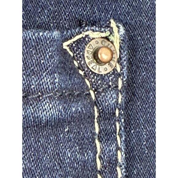 Curve Appeal Jeans Womens 12 High Rise Skinny Crop Comfort Waist Tummy Tucking - Picture 5 of 7